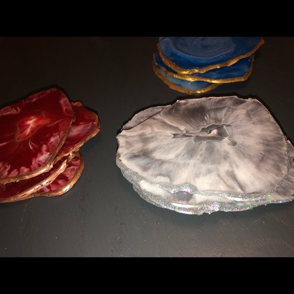 Beautiful Geode resin coasters - Picture 4 of 7